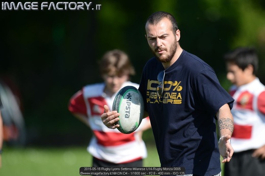 2015-05-16 Rugby Lyons Settimo Milanese U14-Rugby Monza 0005